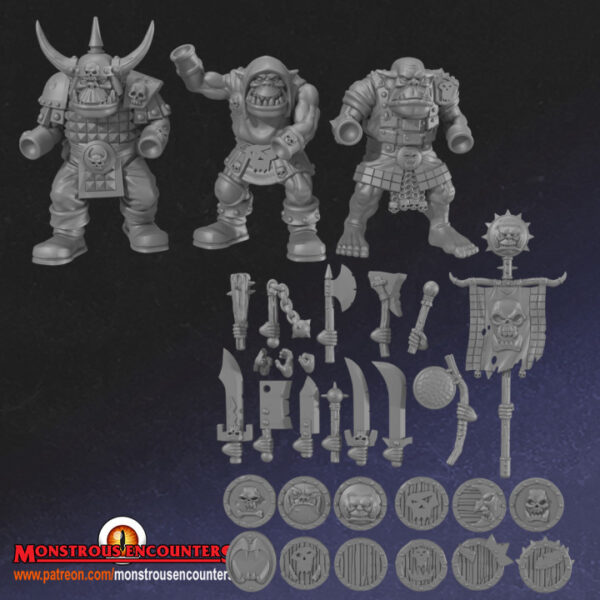 212b867f6a0831838b78558e6104e2f4.jpg Orc Warriors Unit - Jednostka 17x + CMD 3x - Monstrous Encounters
