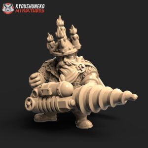Dwarf Miners Hero - Dwarven Holds - Druk 3D