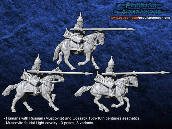 Russian Humans Light Cavalry - x5