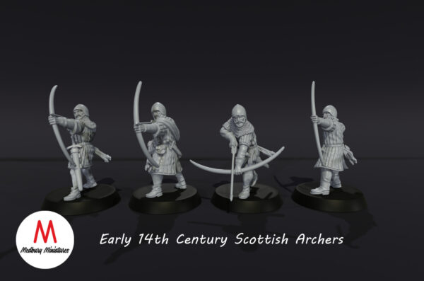 14th Century Scottish Archers - XIVw. Szkoccy Łucznicy - Pojedyncza