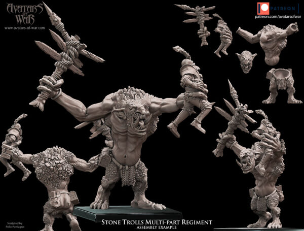Stone Trolls - x1