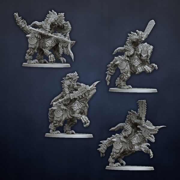 Raptor Riders x5 - DL Miniatures - Minifaktura