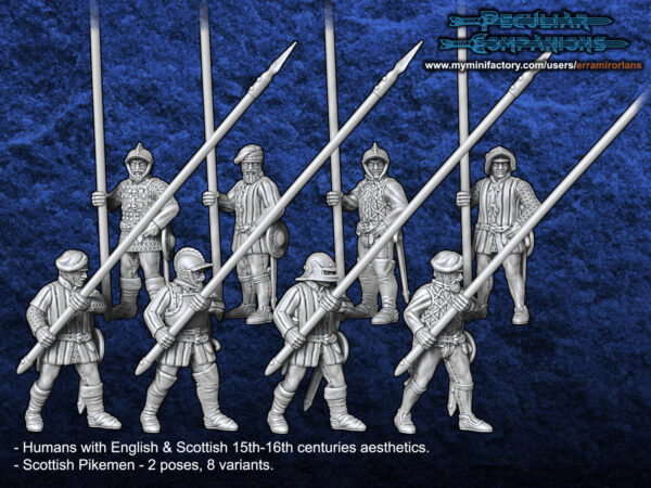 Scottish Pikemen - 10x