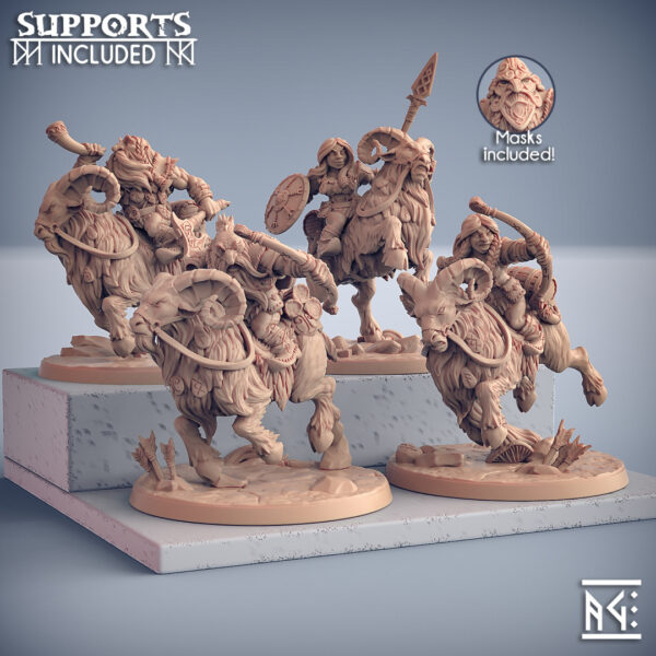 Dwarven Ram Riders - x1