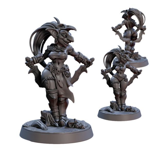 Gbiza - Goblin Pinup Nude
