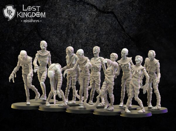 Damned Regiment / Mummies - Lost Kingdom - Druk 3D
