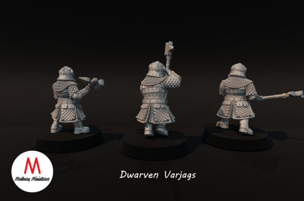 Dwarven Varjags - Krasnoludzkie Varjagi 3x Oddział