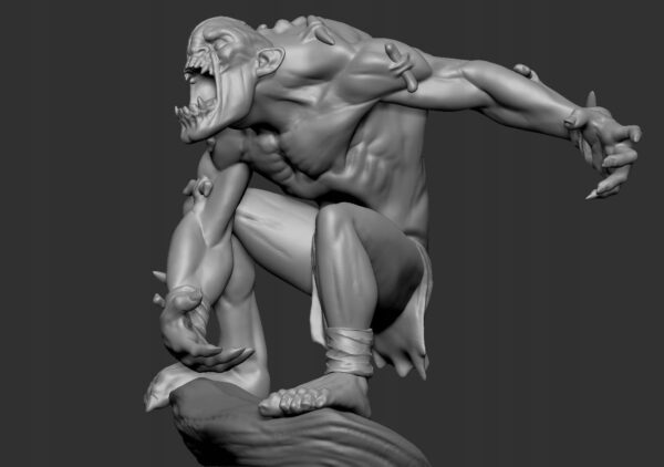 Wendigo - Sabertooth Collectibles - Druk 3D