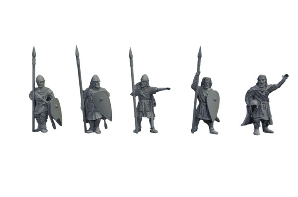 25cc0a3f599b69b175d5369974a696b6.png 11th Century Warriors at rest - Medbury Miniatures