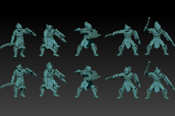 Goblin with Sword an Shields - x1