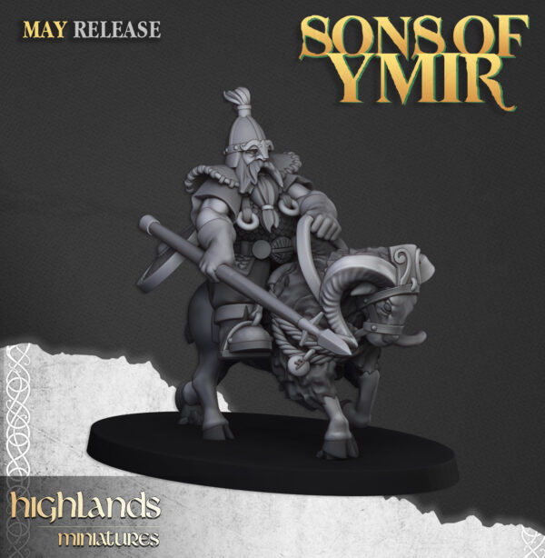 Mounted Dwarf Light Cavalry - 1x