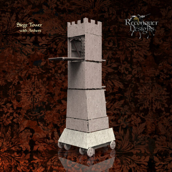 2708f5c7688ec198aae32091638223d7.jpg Medieval Siege Tower and Archers