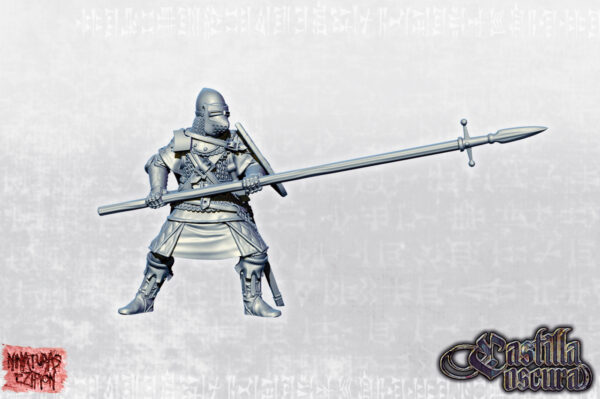 Frontier Knight on foot - Minifaktura - Druk 3D