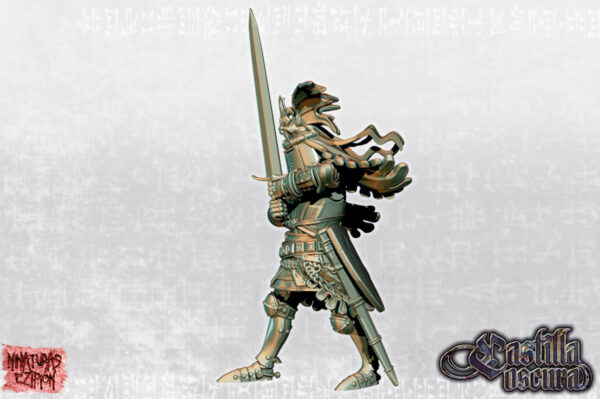 Dragon Knight on Foot - Minifaktura - Druk 3D