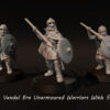 Vendel Era Unarmoured Warriors With Spears - x5