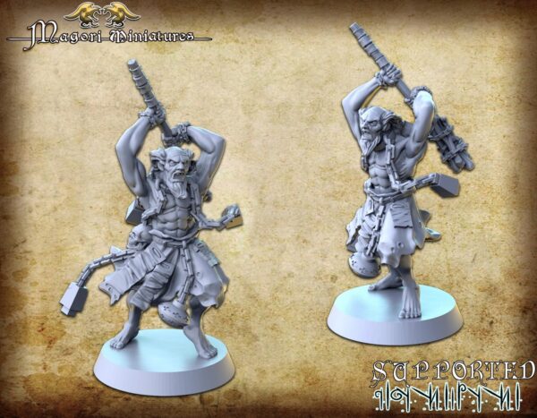 Flagellant zealot - Magori Miniatures - Druk 3D