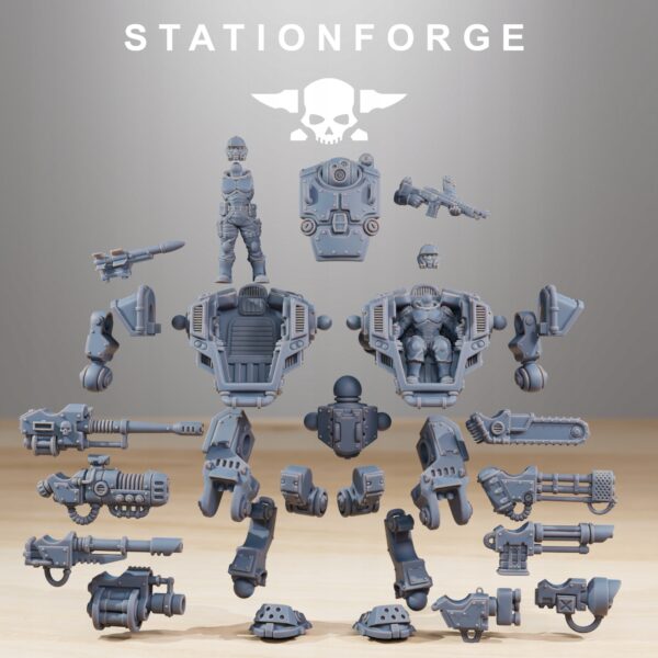 National Guard Warmech - Station Forge - Druk 3D