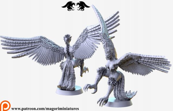Harpia #2 - Magori Miniatures - Druk 3D