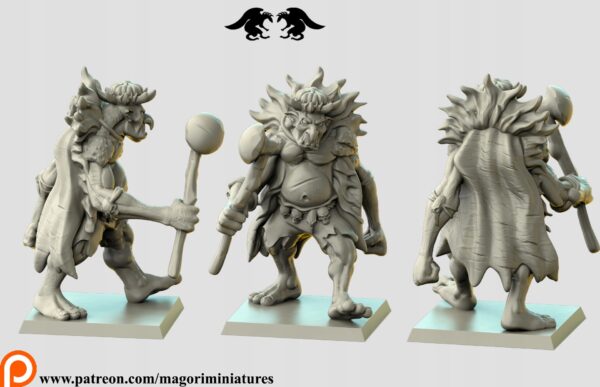 King Troll - Magori Miniatures - Druk 3D