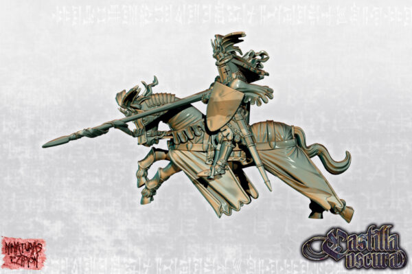 Dragon Knight on horse - Minifaktura - Druk 3D