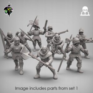 Mercenaries and Militia x12 - Reptilian Overlords