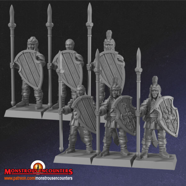 Wood Elf Unit 10x + CMD 3x  - Monstrous Encounters