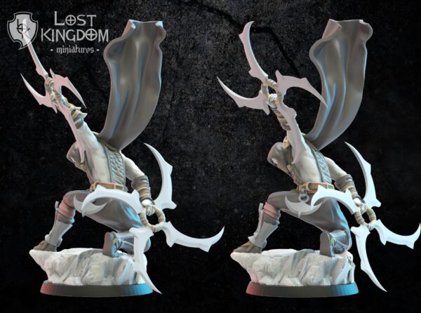 Dark Elves - Fuma Shuriken Shinobi Hero - Druk 3D