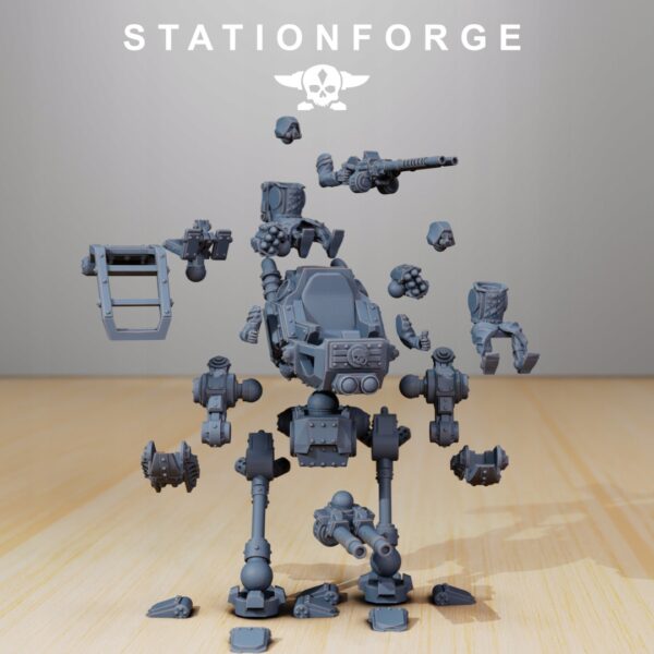 Scavenger Scout Walker - Station Forge - Druk 3D