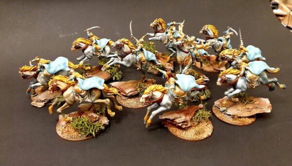 Elf of Dark Wood Horse Cavalry x 9 - Minifaktura