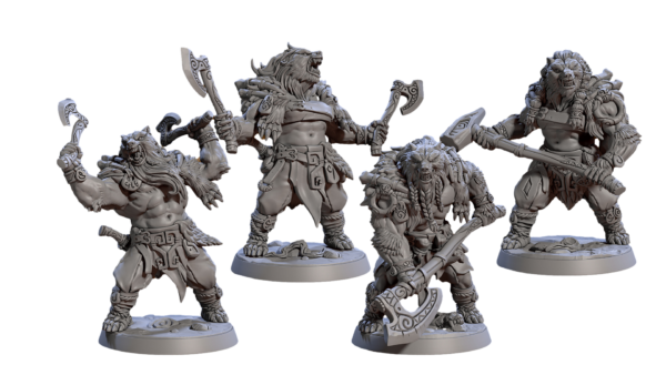 Berserker Skinchangers Armed - x1