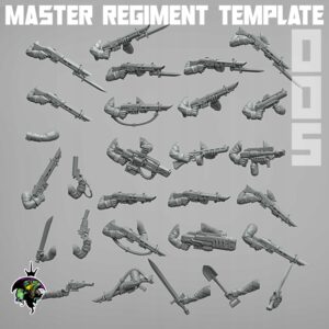 MRT Arms Set - 23 szt. - RO - Druk 3D