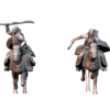 Bloody Brother Elves Mounted - 2x