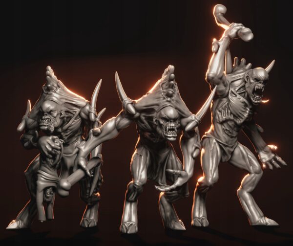 Ghoul Horror Warriors x3 - Minifaktura