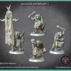Musician Ratmen Set 1- Vinciminiatures - Druk 3D