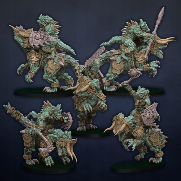 Raptor Riders x5 - DL Miniatures - Minifaktura