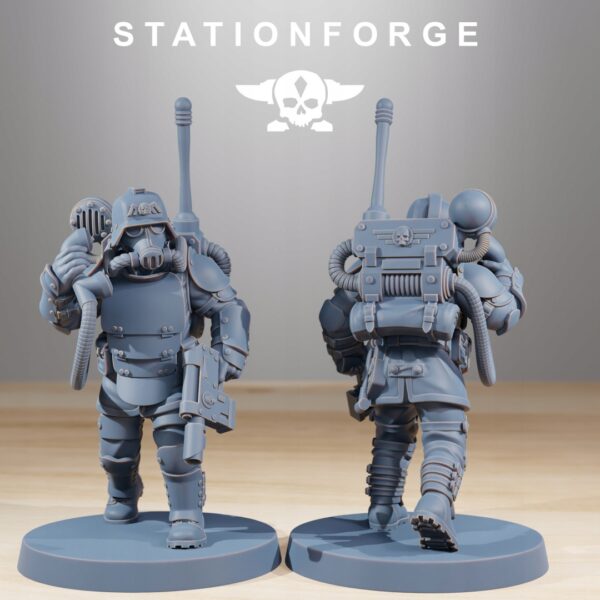 GrimGuard Ironclads x5 - Station Forge - Druk 3D