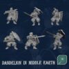 Dwarfs Warriors Swordmen x 6 - DIME - Minifaktura