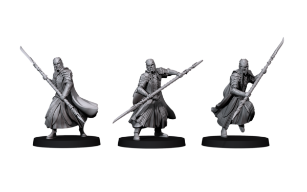Armoured Wood Elves on Foot - Halberd - Elfy z Halabardami