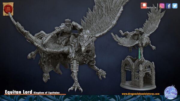 Equitan Lord - DL Miniatures - Minifaktura -Druk 3D