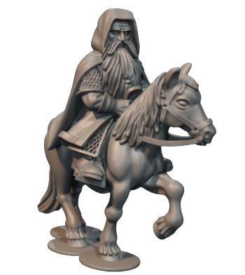 Travelling Dwarf Lord Mounted