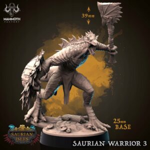 Saurian Warrior 3 - Mammoth Factory - Minifaktura