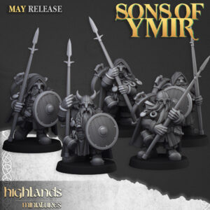 Dwarf Rangers with Spears - 1x
