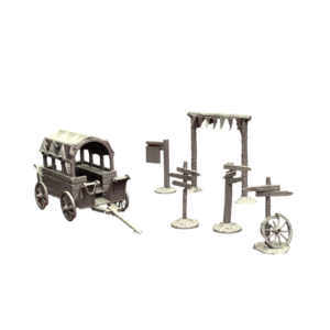 Road Accessories and Broken Carriage