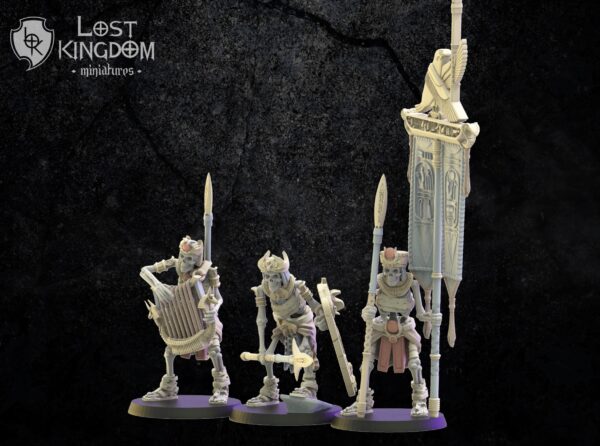 Hurus Spearmen CG - Lost Kingdom - Minifaktura