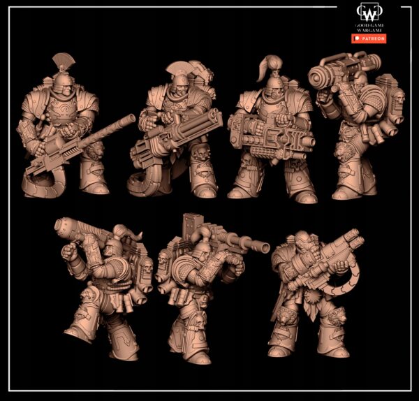 Blitz Guard of Terra Heavy Support 2 - Minifaktura