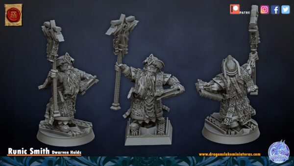 Runesmith - DL Miniatures - Druk 3D