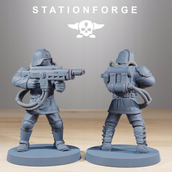 Grimguard Commandos x10 - Station Forge - Druk 3D