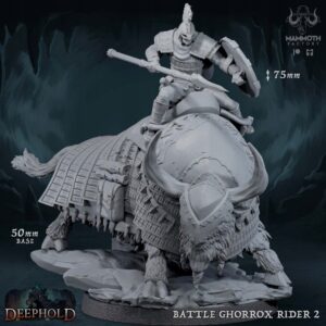 Battle Ghorrox & Rider #2 - Mammoth Factory - Minifaktura
