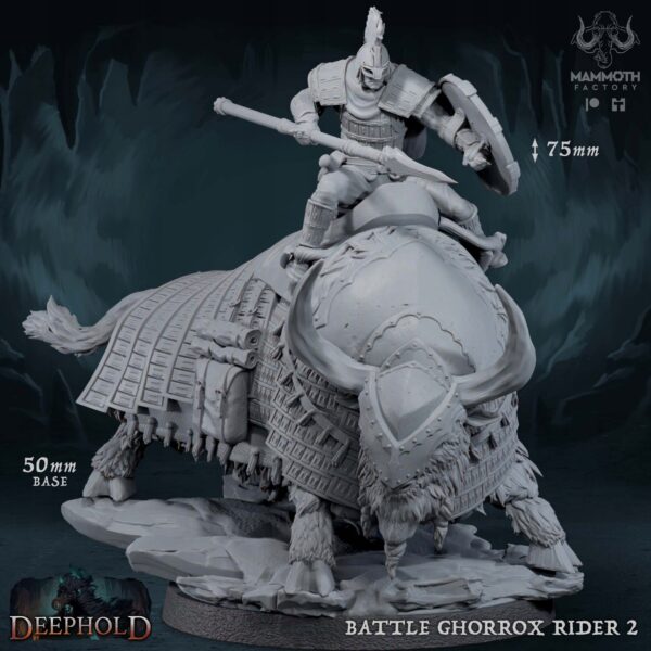 Battle Ghorrox & Rider #2 - Mammoth Factory - Minifaktura