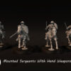 3230333be3b82cfb18ddcb38e95ae511.jpg Mounted Sergeants With Hand Weapons - x4